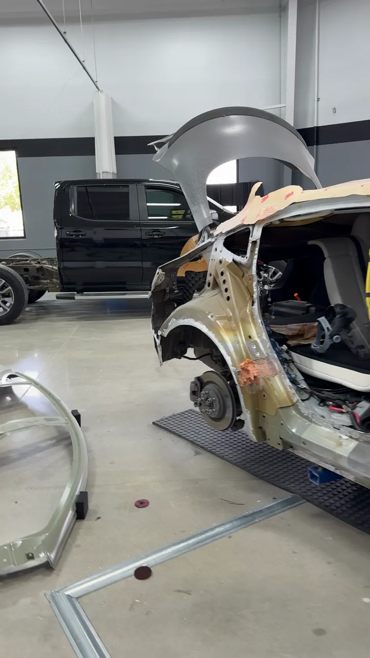Stripped to bare metal